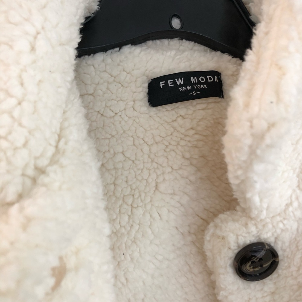 Few Moda Ivory Teddy Jacket - Picture 6 of 7